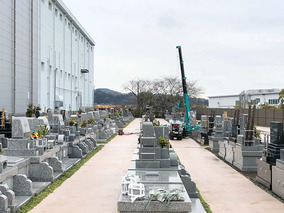 うしお霊園の墓　通常区画全体