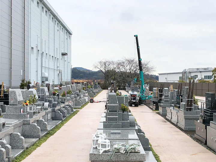 うしお霊園の墓　通常区画全体