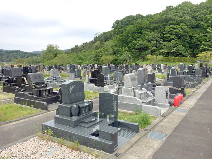 宮古市墓園の全体写真