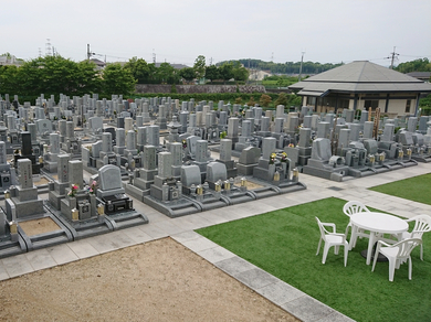 山田川霊園の外観