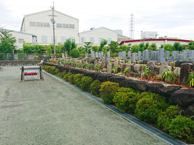 大和郡山市公園墓地の入り口