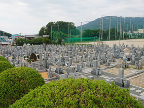 外山区共同墓地霊園の全体写真