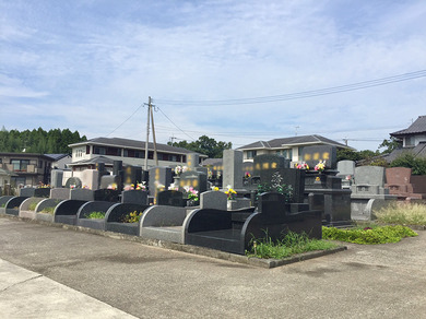 黒石第二墓地の外観