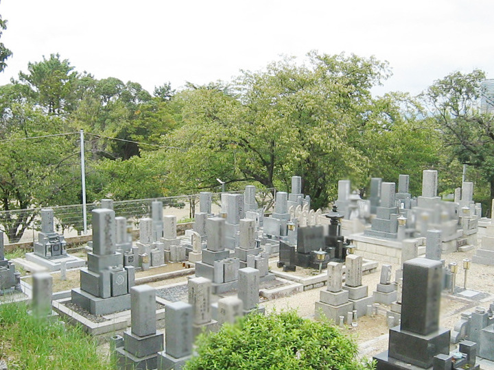 本厳寺霊苑の墓　通常区画全体