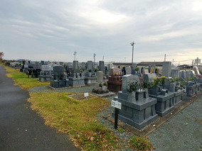浜松市営　舞阪吹上墓地の外観