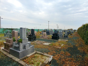 浜松市営　舞阪吹上墓地の全体写真