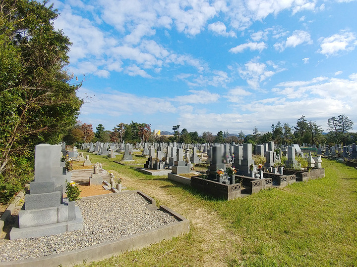 豊橋市　向山霊苑の全体写真