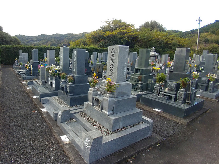 豊川市　御油第2墓園の墓　通常区画全体