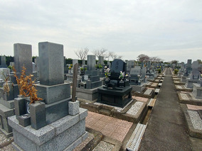 磐田市　八王子霊園の全体写真