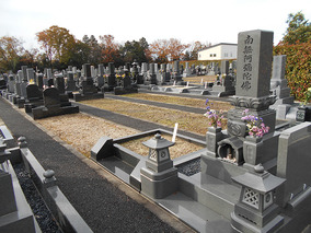禅台霊苑の特徴的な区画