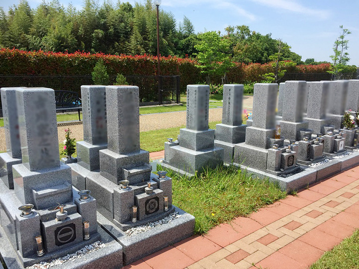 パークフォレスト堺の墓石の形が限定された区画