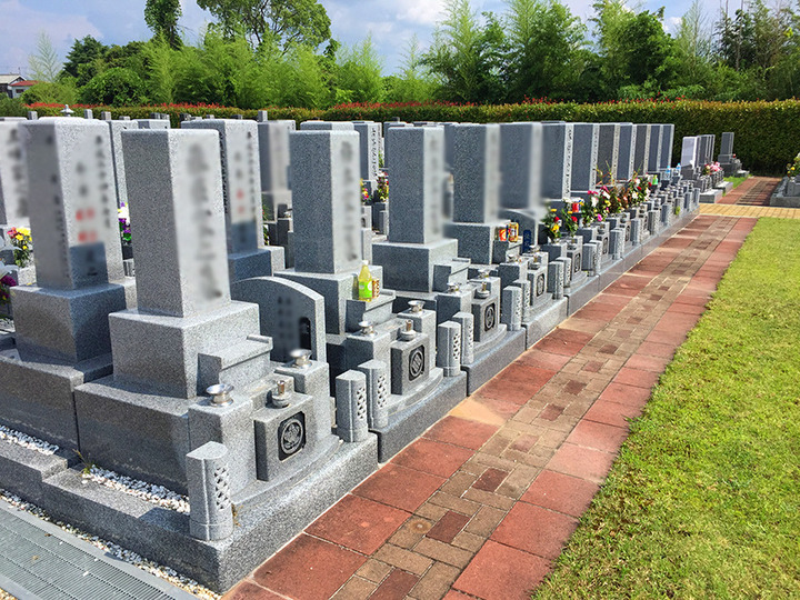 パークフォレスト堺の墓石の形が限定された区画