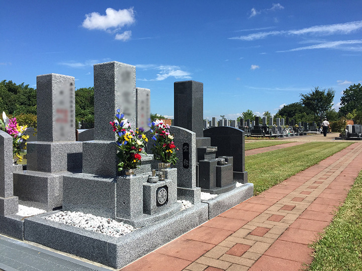 パークフォレスト堺の墓石の形が限定された区画