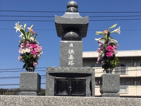 中帯江墓苑の永代供養　永代供養墓全体写真