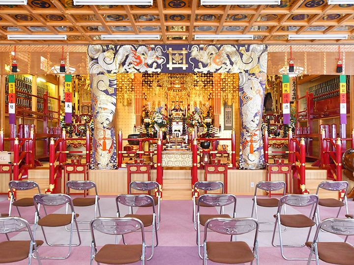 妙行寺　納骨堂の区画図