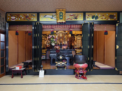 正源寺　納骨堂　永代供養墓の外観
