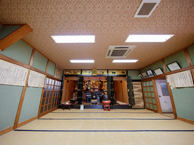 正源寺　納骨堂　永代供養墓の入り口