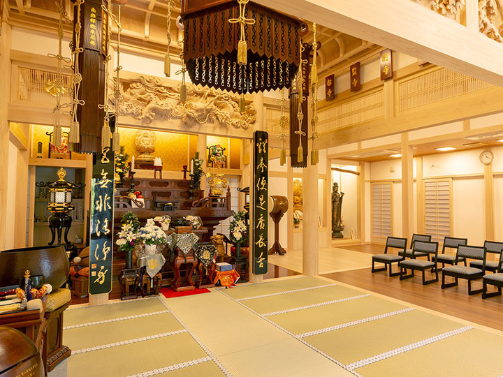 宝林寺境内墓地　永代供養墓の本堂