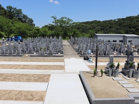 鉢ヶ峯　聖徳寺霊園の墓　通常区画全体