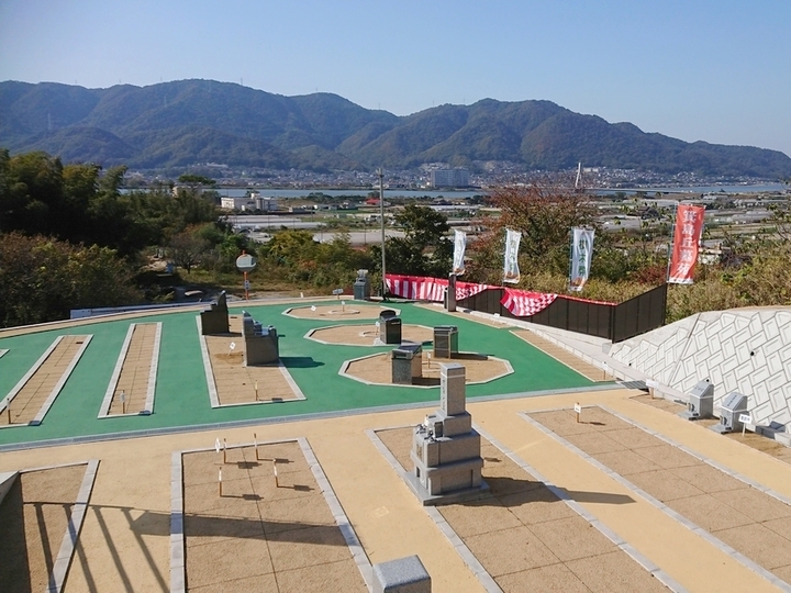 箕島丘墓苑の全体写真