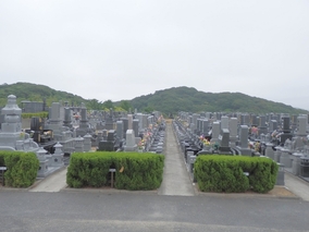 ひびき灘公園墓地の外観