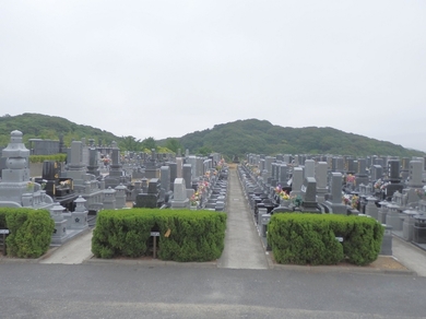 ひびき灘公園墓地の外観