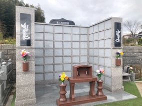 第二浅川霊園の永代供養　永代供養墓全体写真