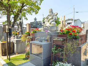 正念寺 華観音の永代供養　永代供養墓全体写真