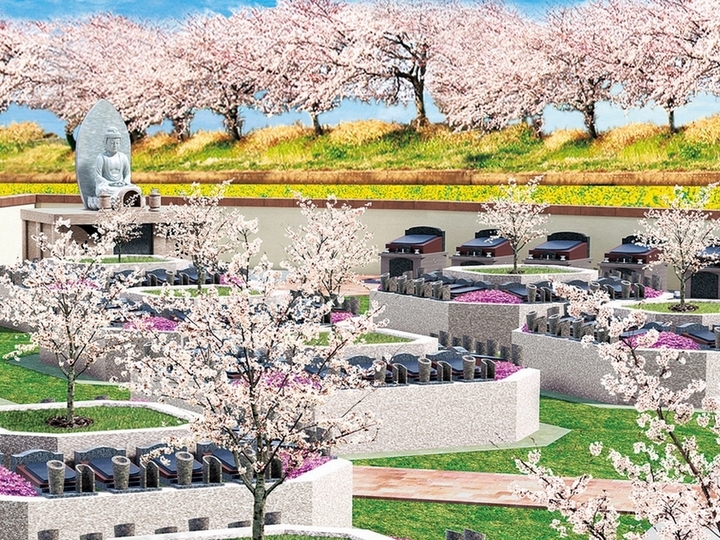 樹木葬・家族墓「桜樹の杜」（富山市）の外観