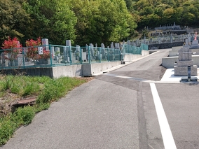不動清浄霊園の入り口