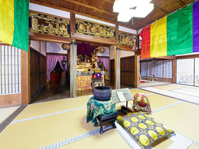 長徳寺の樹木葬の本堂