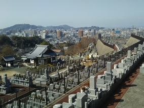 松山メモリアルヒルズの外観