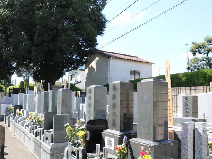 明王山 威徳院の区画図